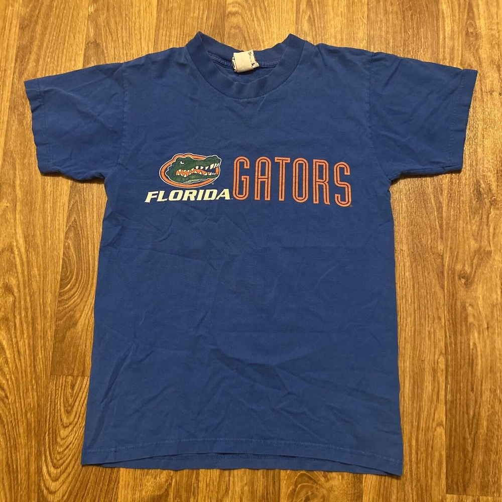 Vintage 90s Florida‎ Gators Shirt Men Small Blue UF Exclusive Made In USA
